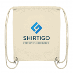 Organic Gymbag mit Shirtigo-Cockpit-Logo