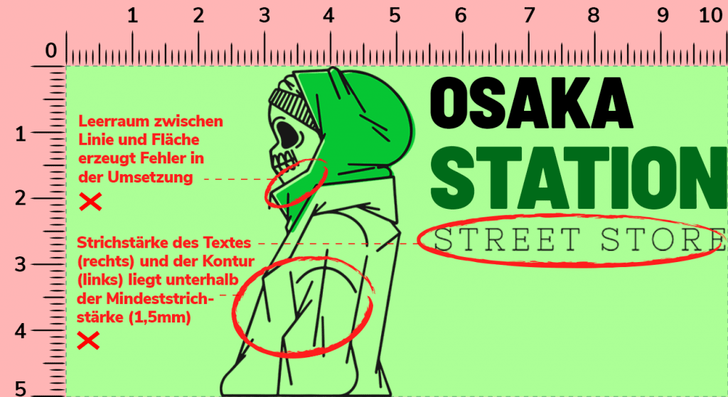 Was ist bei der StickmotivErstellung zu beachten? Shirtigo Helpcenter